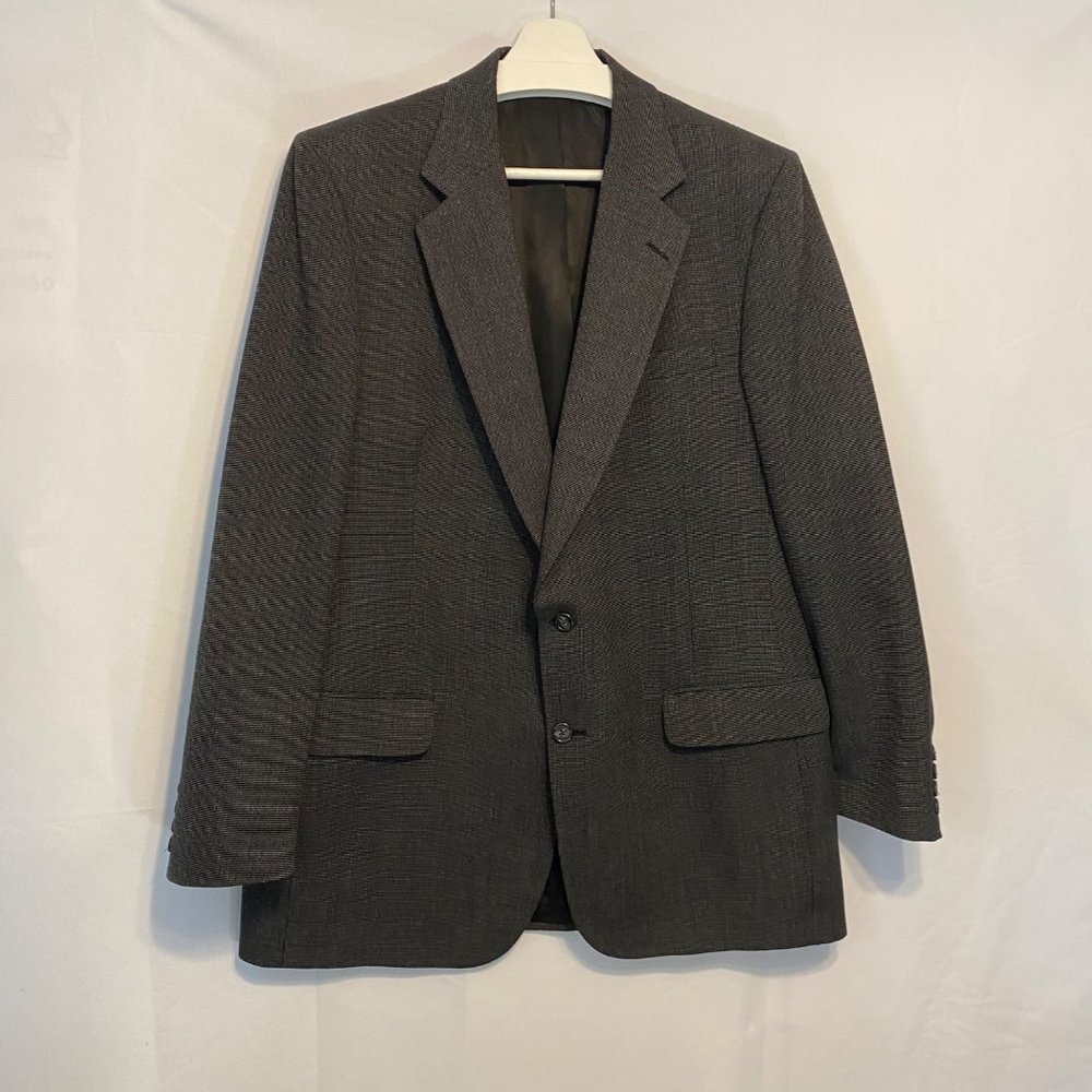 Vintage Burberrys' Prorsum Charcoal Tailored Blazer 44R - Picture 10 of 14